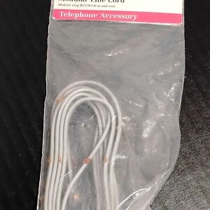 Premium Modular Line Cord - White